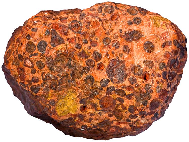 Bauxite rock sample