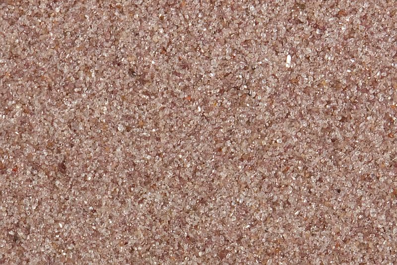 Zircon concentrate from South Africa. Width of view 12 mm.