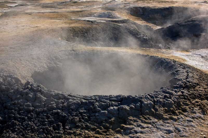 Bahenní kotel na Islandu