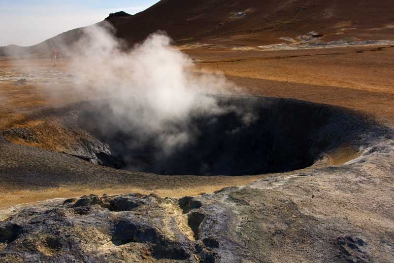 Fumarole in Island