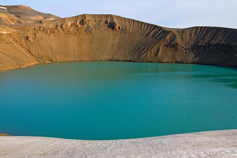 Crater lake in Iceland