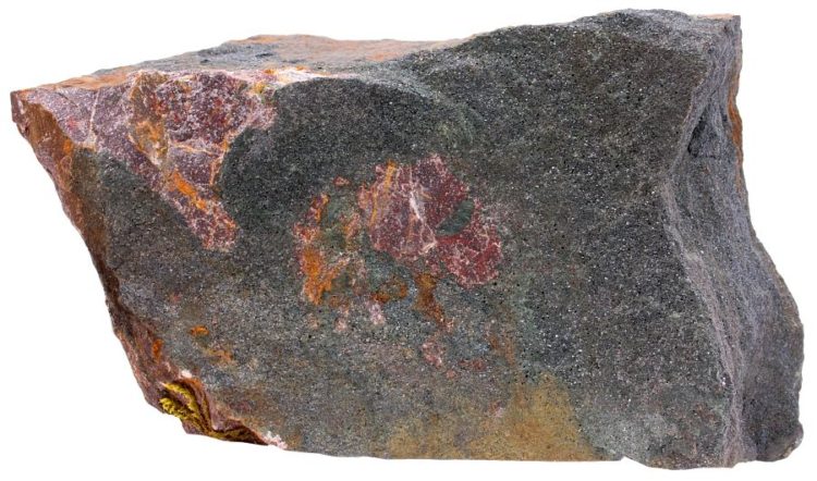 Magnetite ore with jasper
