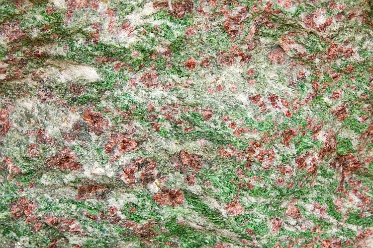 Eclogite rock sample