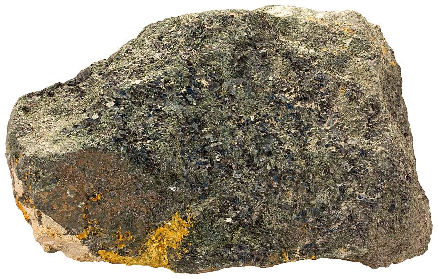 Skarn sample with ore minerals