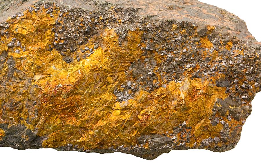 copper and iron ore