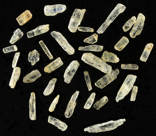 Crystals after removal of dust and halos