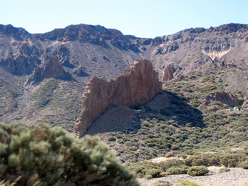 Dike near Teide