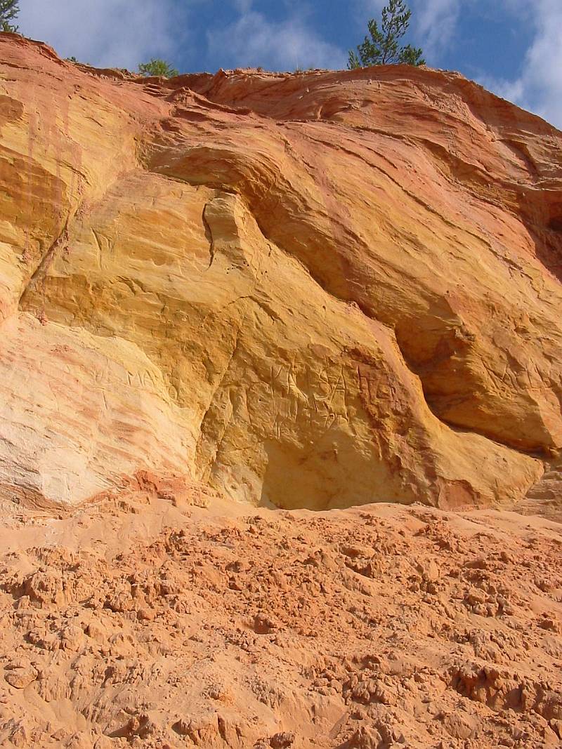 Sandstone outcrop in Estonia