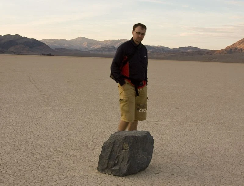 Racetrack Playa moving rock
