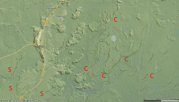 LIDAR map of kriiva area