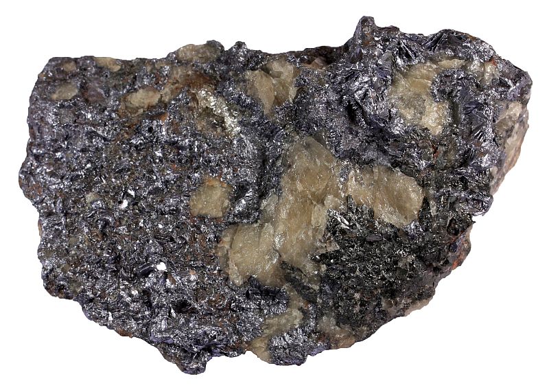 Molybdenite and quartz