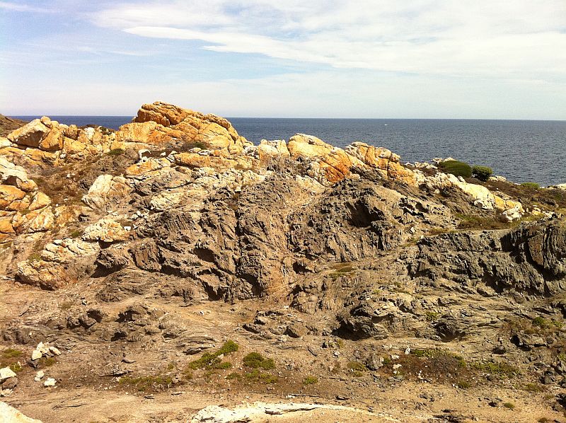 Schist and pegmatite at Cap de Creus