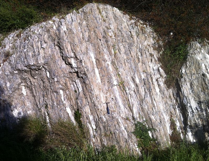 Swallowtail gypsum outcrop