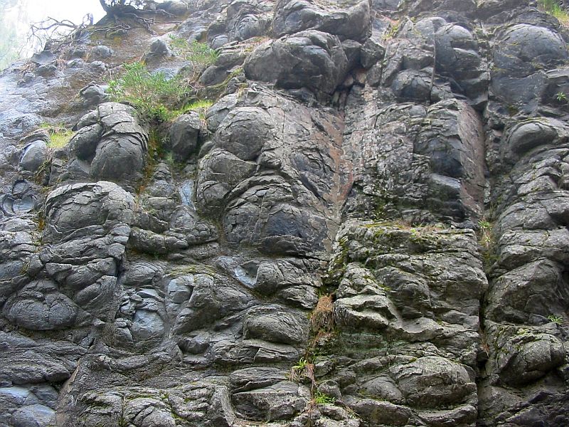 Pillow basalt in Tenerife