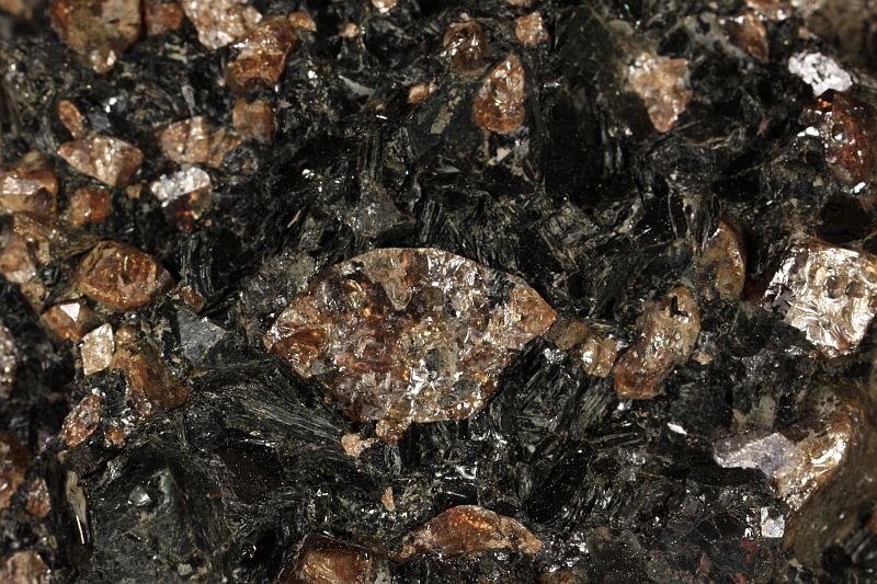 Zircon crystals in pegmatite